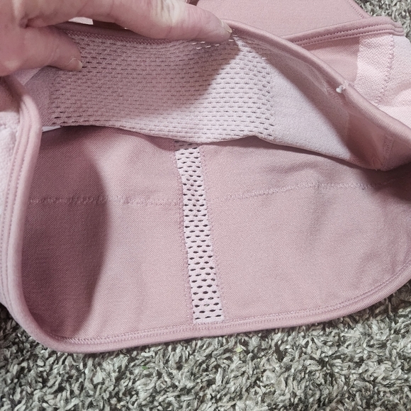 Fabletics × Demi Lovato Courtney Midi Bra Size Medium Pink Racerback - Picture 14 of 14